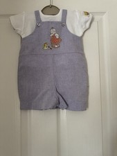 Baby - Mothercare Humphreys Corner -  Dungarees Two Piece Set 0-3 Months Lilac