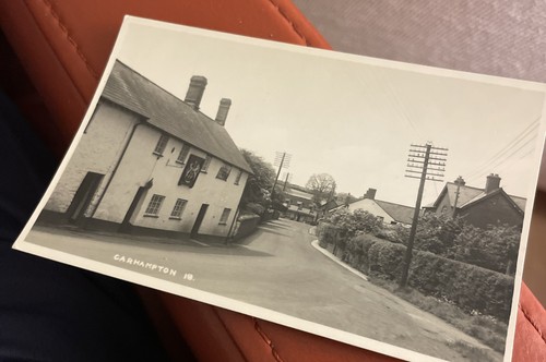 Carhampton real photo postcard - carhampton,
