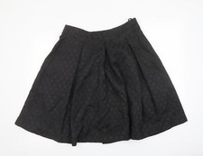 Jonathan Saunders Womens Black Polka Dot Cotton Blend Tulip Skirt Size 14