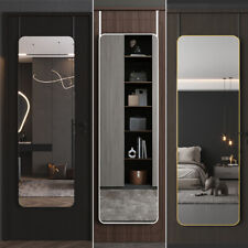78/118/147cm Over the Door Full Length Mirror Frame Hanging Bedroom Wardrobe