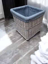 Grey-wash Deep Square Wicker