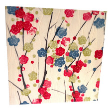 CARD PINK BLOSSOM KIMONO ART
