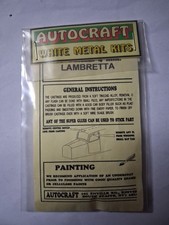 AUTOCRAFT  N Gauge White Metal