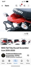 Ducati Scrambler icon 2015-2020 R&G racing tail tidy licence number plate holder