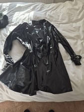 Pvc U Like Black Wrap Style Plastic Raincoat. Think Its XL.