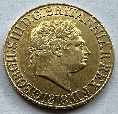 1818 sovereign george iii - 1818,