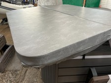 85.5" x 74" Light Grey Hot Tub Cover - CAT20096