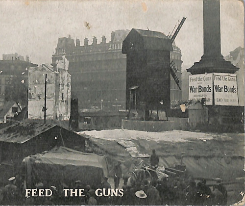 Ww1 postcard feed the guns - postcard,
