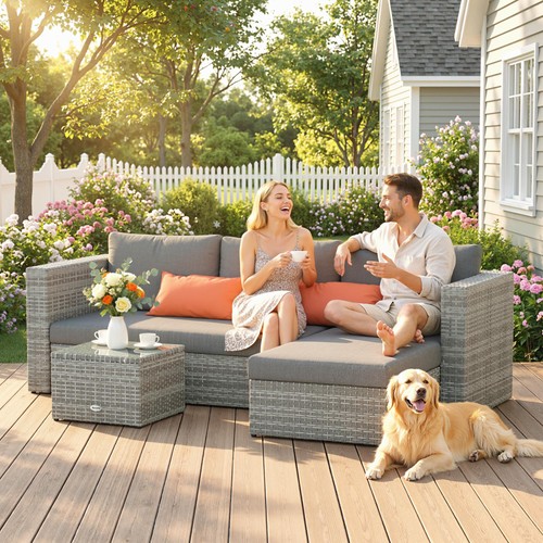 Outsunny pcs outdoor pe - outsunny,