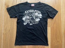 EVISU BLACK LARGE T-SHIRT