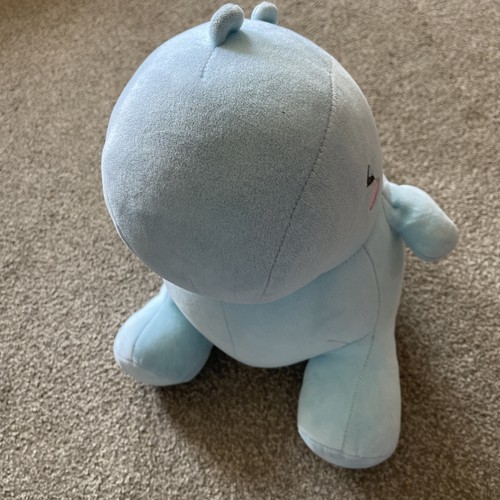 Kenji blue plush seal - blue, soft