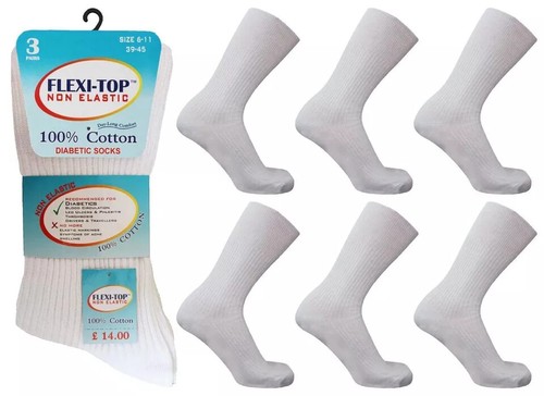 Mens non elastic socks - 3/6/12,