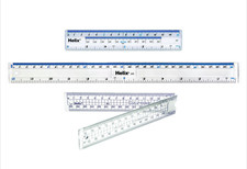 Helix rulers 15cm 30cm - or,