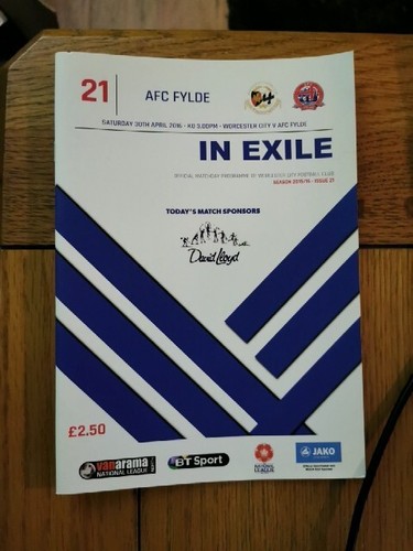 Worcester city afc fylde - worcester,