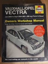 Vauxhall Vectra haynes car