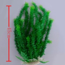 Large Artificial Grass Water Plant Lawn Fake for Fish Tank Decor Green Aquarium
