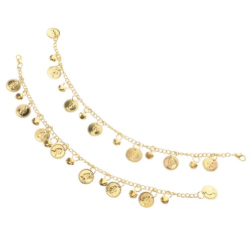 Pair golden metal belly - golden,