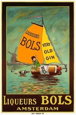 Vintage Bols Liqueurs Poster
