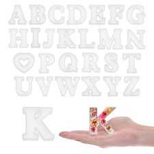 26pcs Large Letter Resin