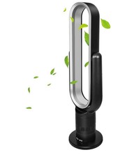 Simple Deluxe Bladeless Fan with 10-Speeds Settings, 10-Hour Tower Fan 39 Inches