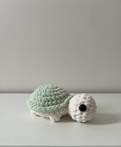 Handmade crochet turtle - handmade,