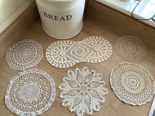 Vintage hand made crochet - hand,
