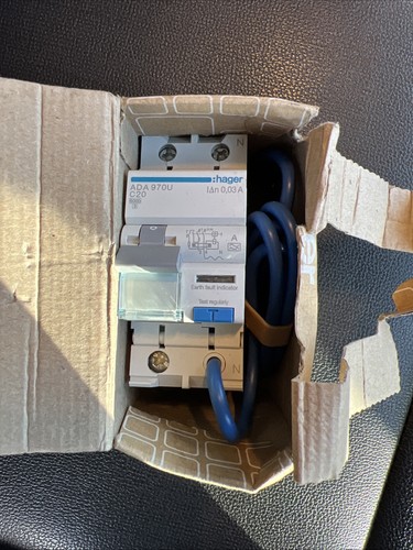 Hager ada970urcbo double pole - hager,
