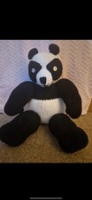 Large Handknitted Panda Plush