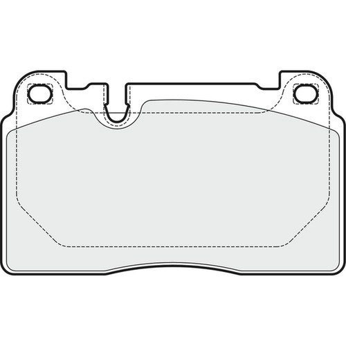 Brake pads set for audi - set, c7