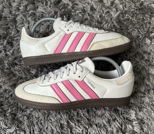 Adidas samba white pink - white,