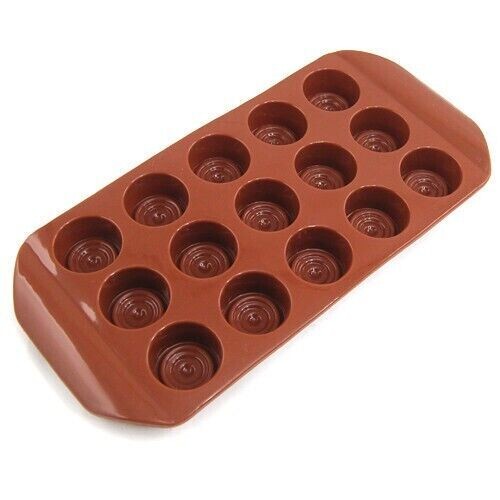 Chocolate silicone moulds - chocolate,