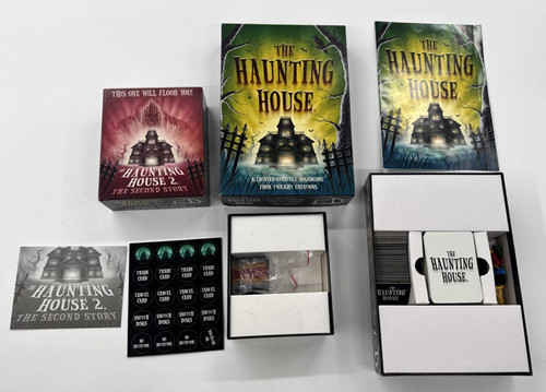 The haunting house board game - house,