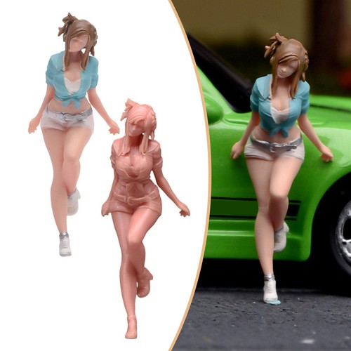 Girl figure diorama - girl,