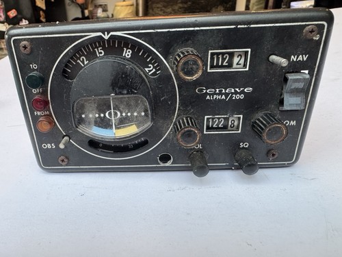 Vintage genave alpha - genave, alpha/200