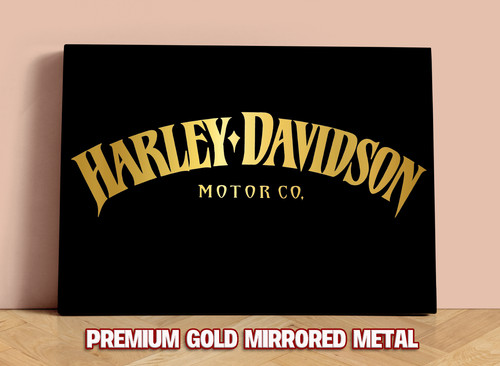 Rare harley davidson gold - harley,