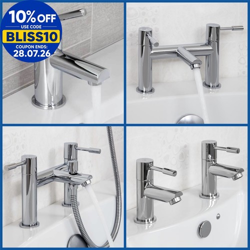 Modern chrome bathroom sink - chrome,