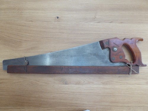 Vintage richardson hand saw - hand,