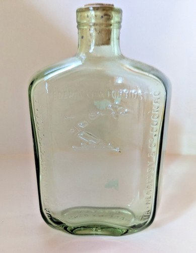 Hennessy and green glass - and,