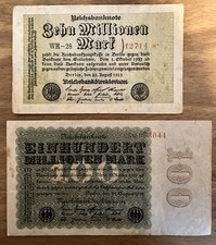 2 X Germany Banknotes. 10