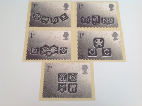 Royal mail stamp card - mail, series