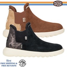 Hey Dude Womens Suede Chelsea