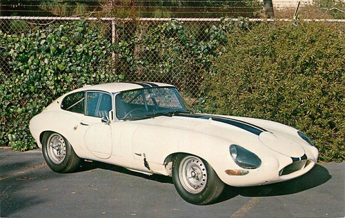 Postcard 1962 jaguar - postcard, e-type