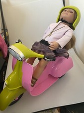 Our Generation Motorcycle And Doll With helmet And Biker Jacket