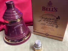 Bell's Whisky Christmas Decanter (by Wade) 1999 Craft of the Cooper Empty Boxed