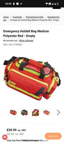 Areocase first aid medical bag - areocase,