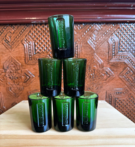Jägermeister green glass shot - glass,
