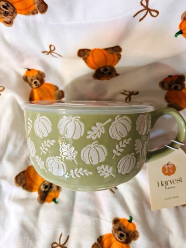 Harvest home ceramic soup mug - harvest,