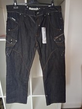 Bench dark denim cargo jeans