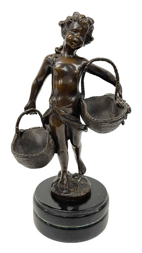 Antique bronze figure - antique, a