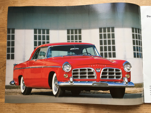 Chrysler 300 1955 letter - chrysler, "letter